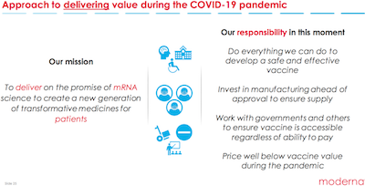 Moderna 2020 Q2 Business Update Slide 25