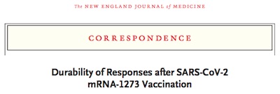 NEJM letter on mRNA-1237 persistence