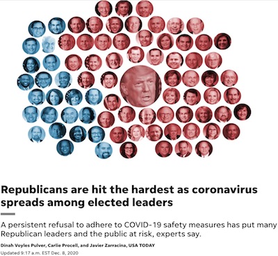 USA Today: COVID hits Republicans harder