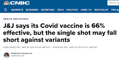 CNBC: reasonable efficacy, but not vs viral variants