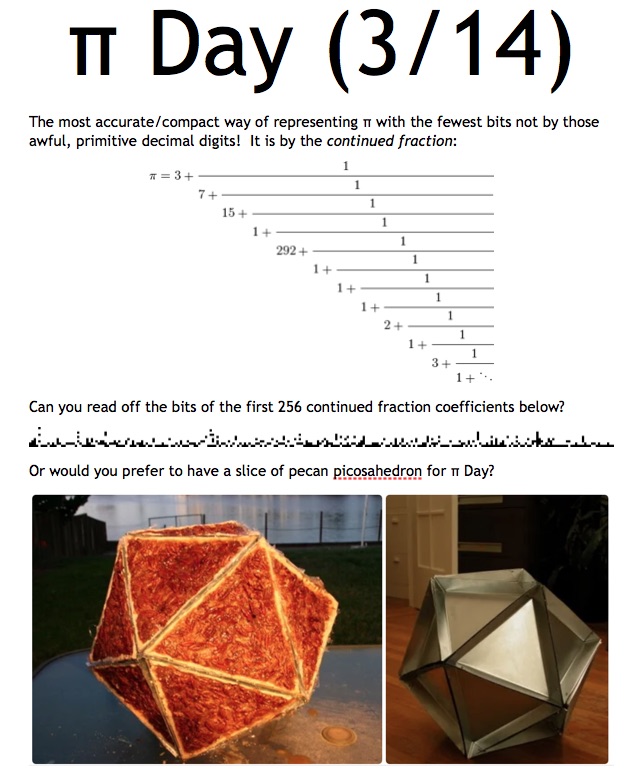 "Pi day door sign"