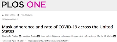 Fischer: mask usage, COVID-19 rates, and US states