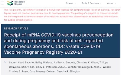 Zauche: mRNA vaccines preconception and in pregnancy do not raise miscarriage rates