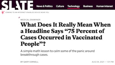 Cornell @ Slate: on the meaninglessness of the percent of hospitalized who were vaccinated