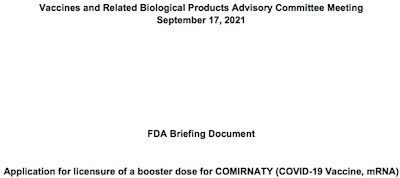 FDA: independent reanalysis of booster submission data