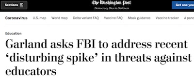 WaPo: Atty Genl Garland asks FBI to investigate