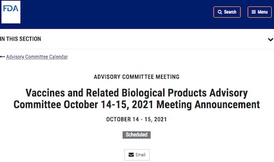 FDA VRBPAC Meeting Announcement