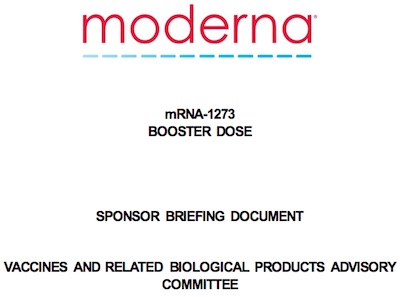 Moderna: VRBPAC briefing document