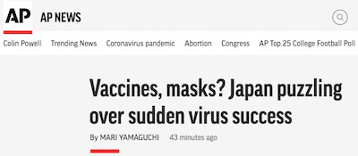 AP: Japan's COVID-19 success with masks and vaccines