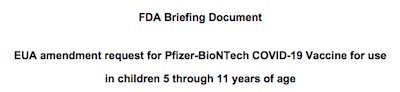 FDA: FDA reanalysis of Pfizer COVID-19 vax for kids