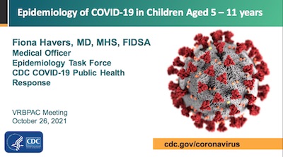 CDC: Epidemiology of COVID-19 for ages 5 – 11