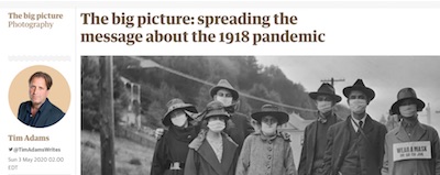 Guardian: 1918 flu pandemic and mask mandates in California