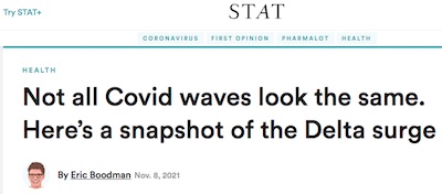 STAT News: Not all waves are the same: vaccine protection from Delta