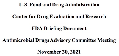 FDA: Briefing document for molnupiravir