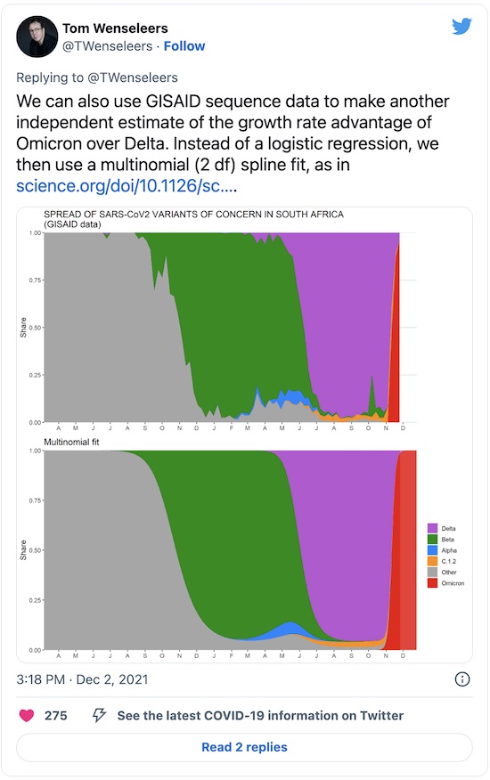 Wenseleers @ Twitter: Variants driving out predecessors