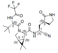 Struture of nirmatrelvir