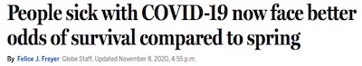 Boston Globe: survival chances improve