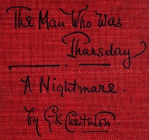 Project Gutenberg: Chesterton's 'The Man Who Was Thursday'