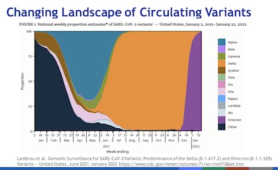 Scobie @ CDC: Epidemiology of SARS-CoV-2 strains over time