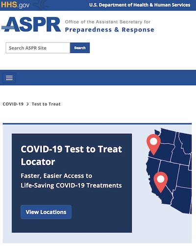 US COVID-19 Test-to-Treat Locator