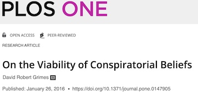 Grimes @ PLoS ONE: Conspiracy lifetime model