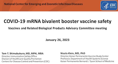 Shimabukuro & Klein: Bivalent vaccine safety