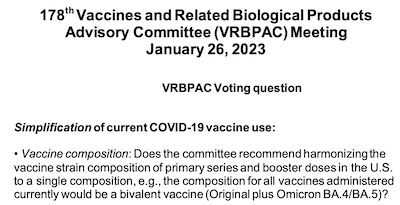 FDA VRBPAC: Meeting Voting Question