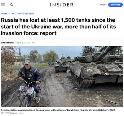 Baker @ BI: Russian tanks in Ukraine