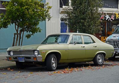 Late model Chevy Nova