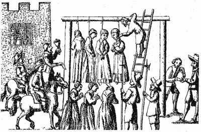 CT Jt Res 26, 2008: Illustration of hanged witches