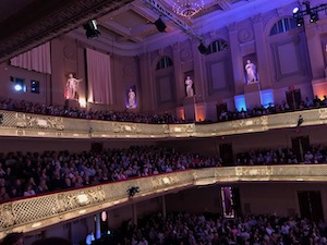 Symphony Hall 2023-Jun-08: Back view, concert in progress