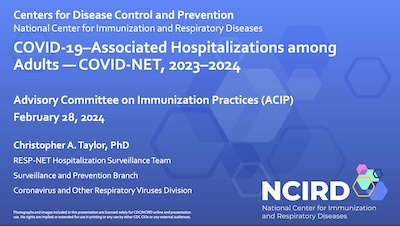 COVID-19 hospitalization surveillance