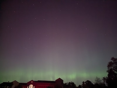 Aurora borealis 2024-May-10 near Action MA high school