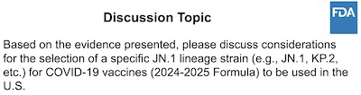 VRBPAC meeting discussion topic