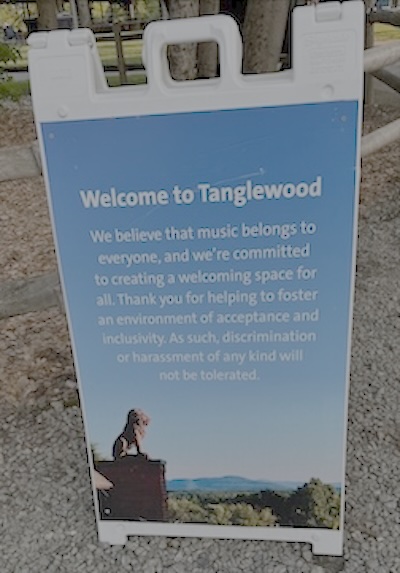 Tanglewood welcome: no discrimination or harassment