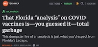 Mole @ Ars Technica: Ladapo makes dubious analysis, gives dubious advice Mole @ Ars Technica: Ladapo makes dubious analysis, gives dubious advice