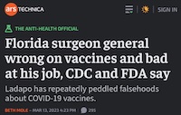 Mole @ Ars Technica: FDA/CDC reprimand for peddling falsehoods Mole @ Ars Technica: FDA/CDC reprimand for peddling falsehoods