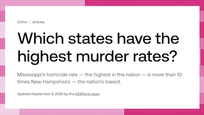 USAFacts: which states have the highest murder rates?
