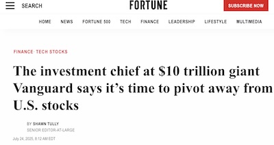 Tully @ Fortune: Vanguard recommends lowers stock percent