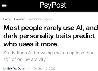 Dolan @ PsyPost: Summary and interview with authors