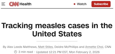 Matthews, et al. @ CNN: Tracking measles cases in the United States