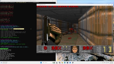 Running DOOM over DNS
