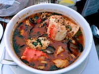 Cioppino, a delicoius San Francisco variant on bouillabaisse