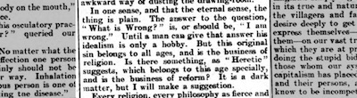 Chesterton @ Daily News 1905-Aug-16: What is wrong? I am wrong.